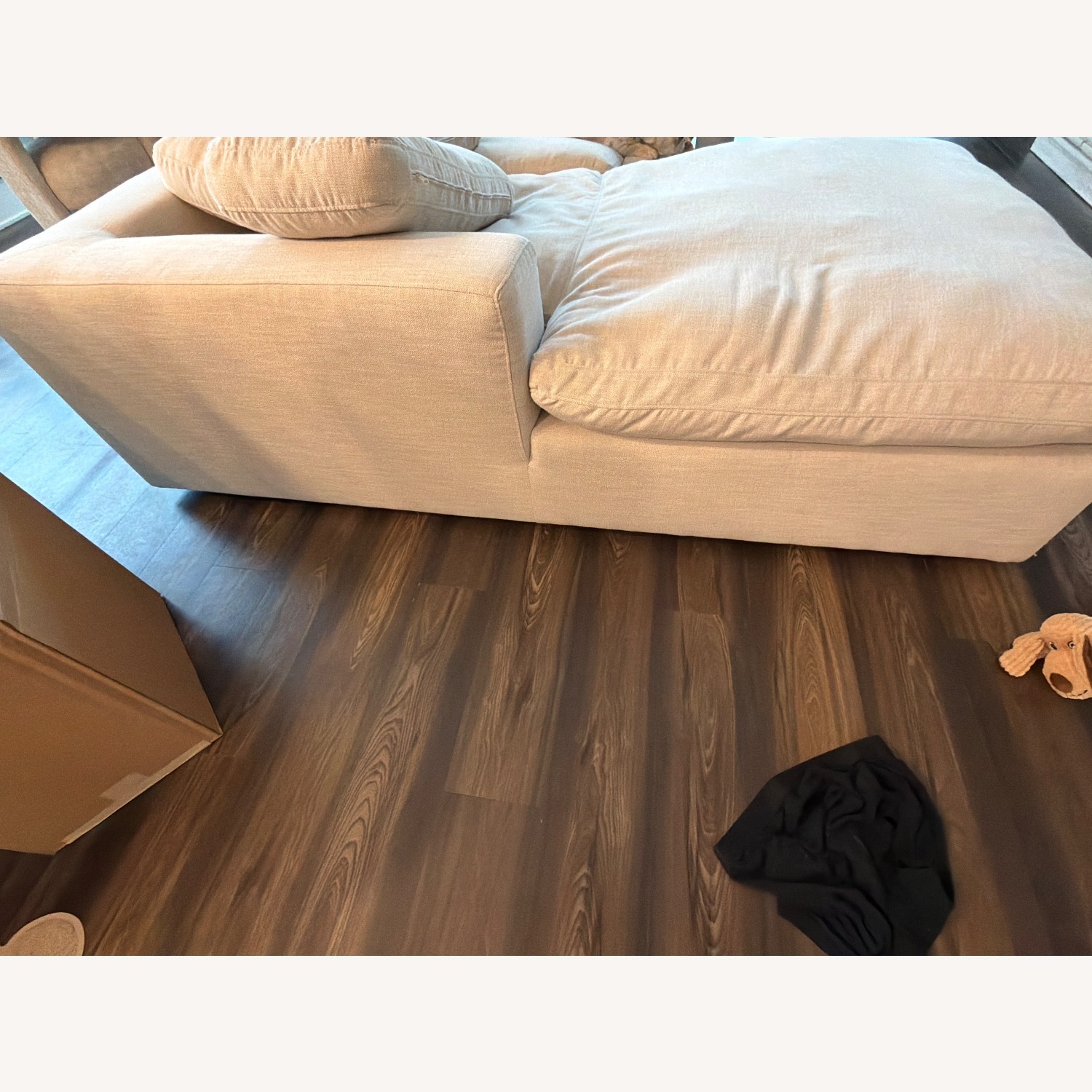 AllModern Linen 2 Piece Sectional - image-2