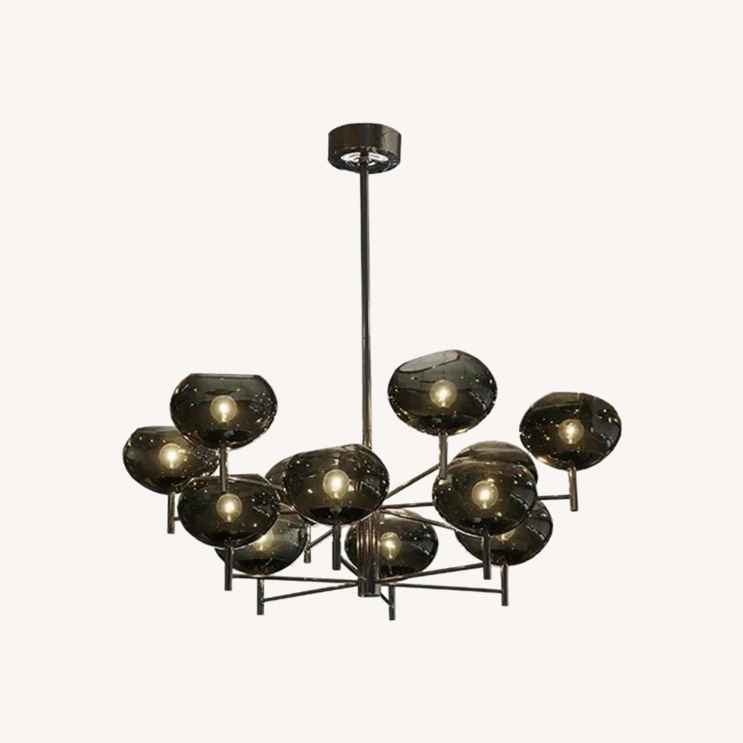 Donghia Renaldo Silver Metal Ceiling Lamp - image-0