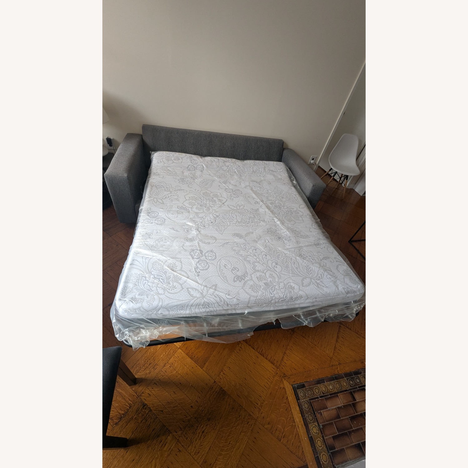 West Elm Light Gray Fabric 3+ Seater Sofa - image-3