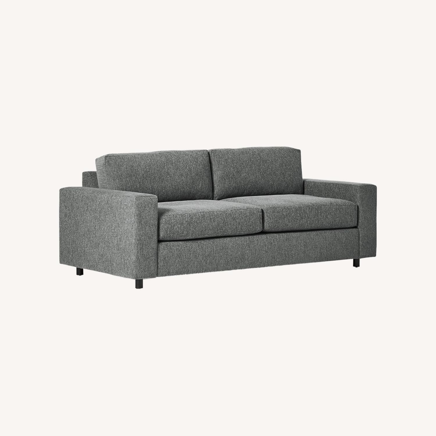 West Elm Light Gray Fabric 3+ Seater Sofa - image-0