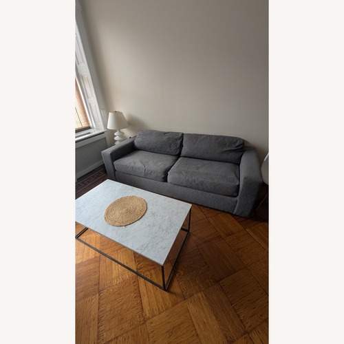 Used West Elm Light Gray Fabric 3+ Seater Sofa for sale on AptDeco
