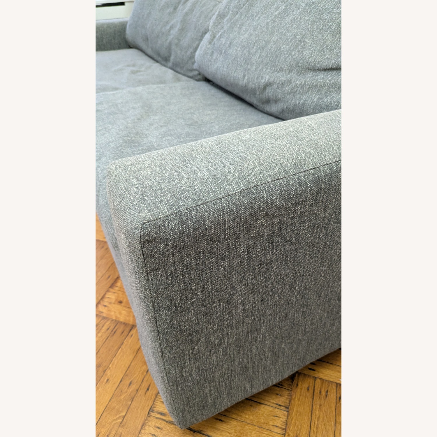 West Elm Light Gray Fabric 3+ Seater Sofa - image-4