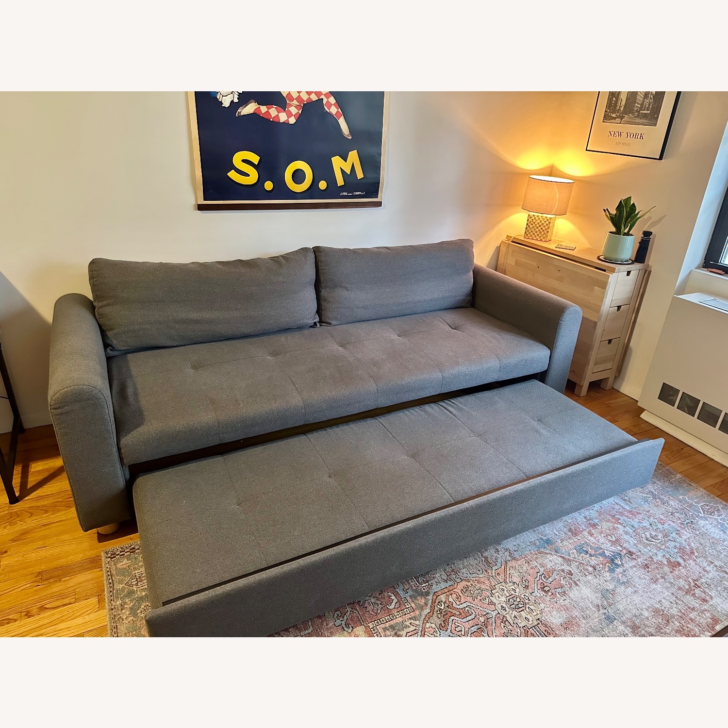 Article Nordby Dark Gray Sleeper Sofa - image-2