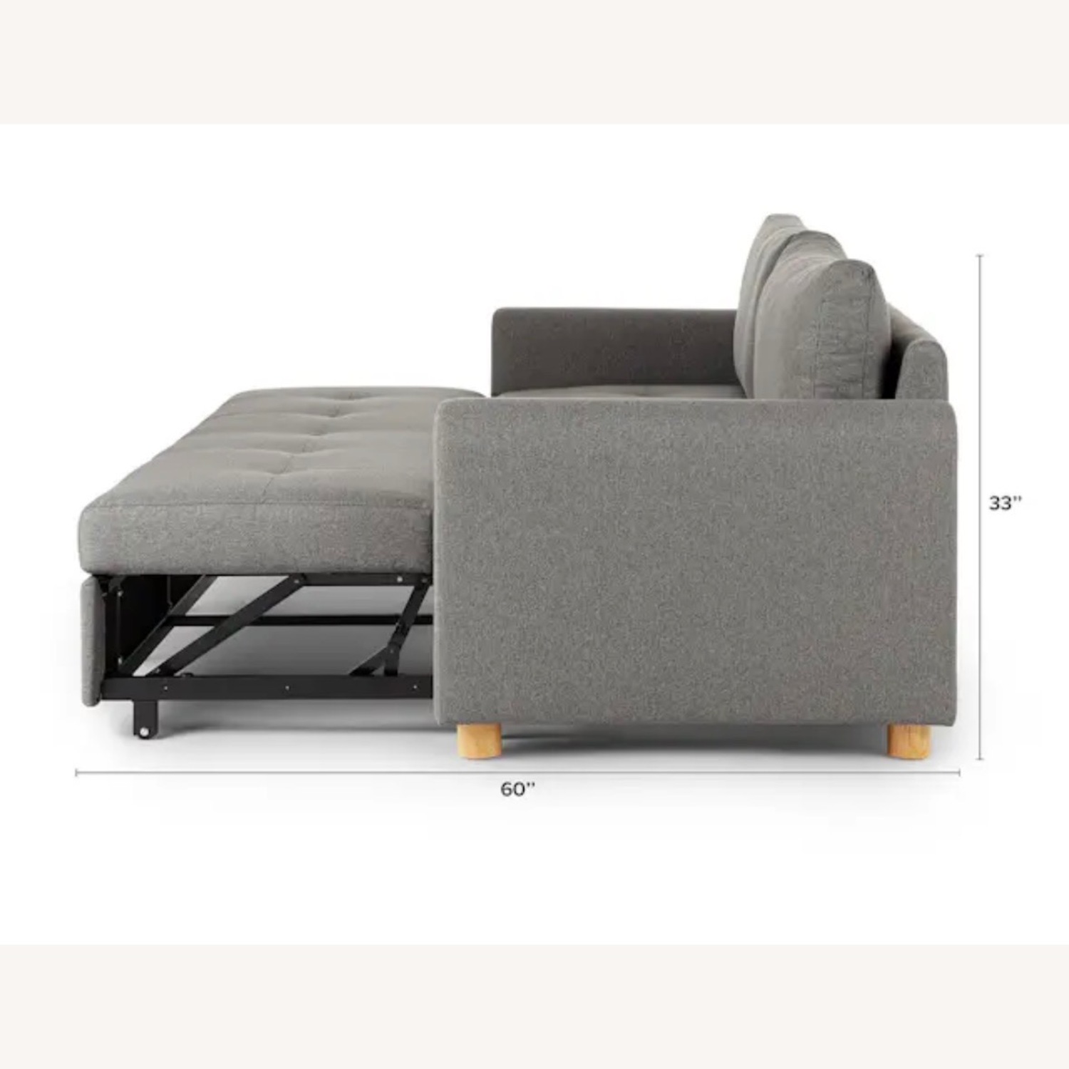 Article Nordby Dark Gray Sleeper Sofa - image-3