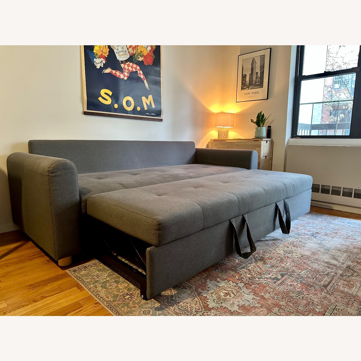 Article Nordby Dark Gray Sleeper Sofa - image-6