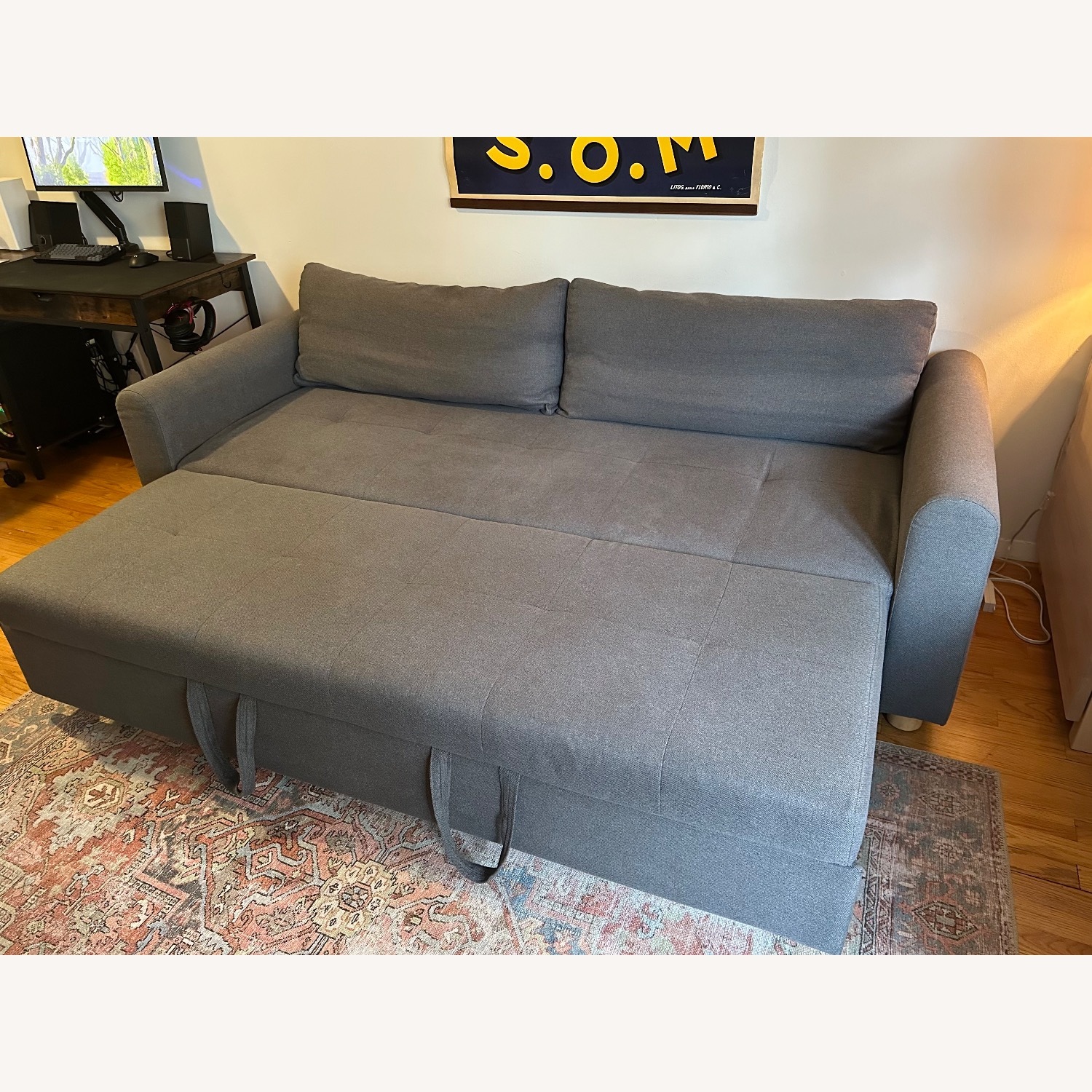 Article Nordby Dark Gray Sleeper Sofa - image-4