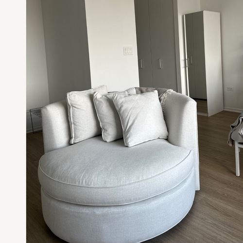 Used Room & Board Swivel Lounge Chair for sale on AptDeco