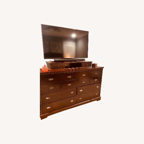Used Havertys Dark Brown Wood Dresser for sale on AptDeco