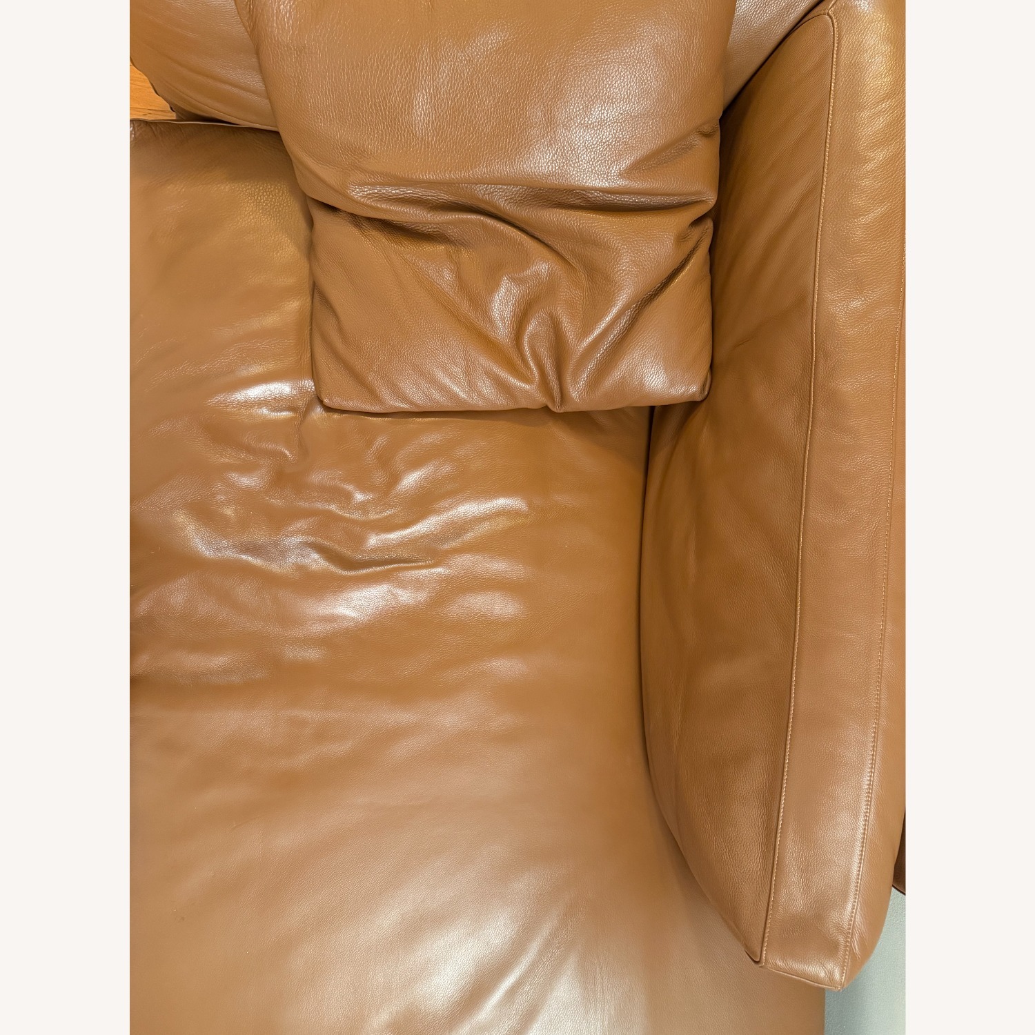 Design Within Reach Light Brown Chaise Lounge - image-6