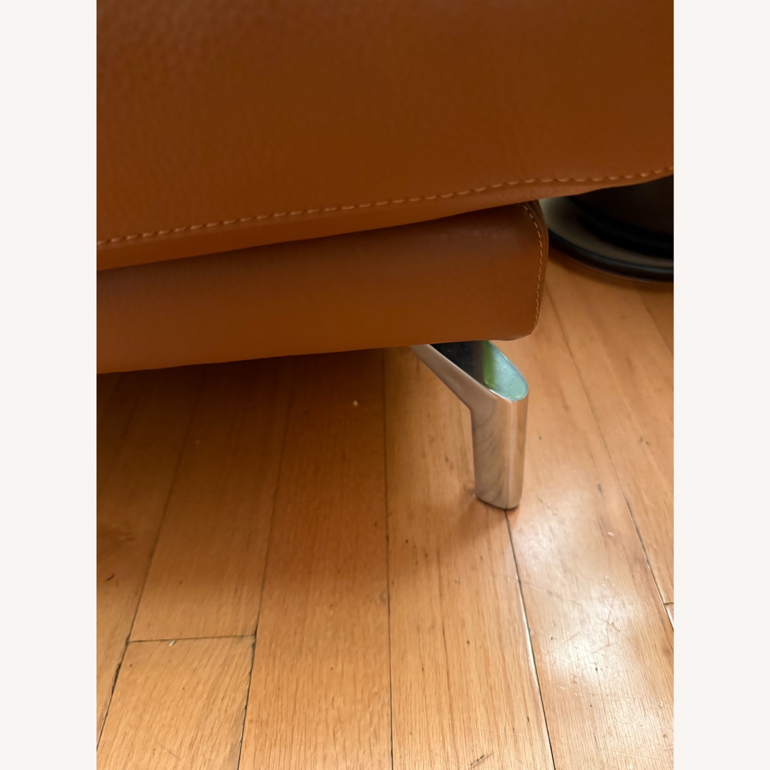 Design Within Reach Light Brown Chaise Lounge - image-5