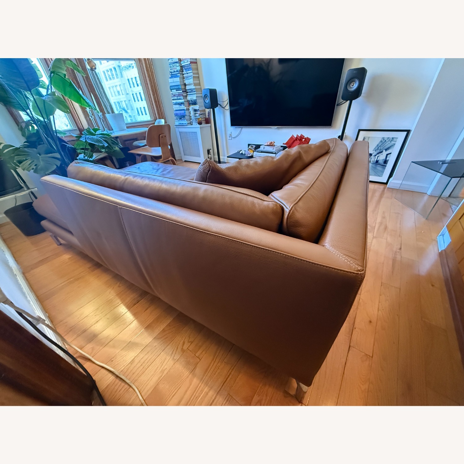 Design Within Reach Light Brown Chaise Lounge - image-3