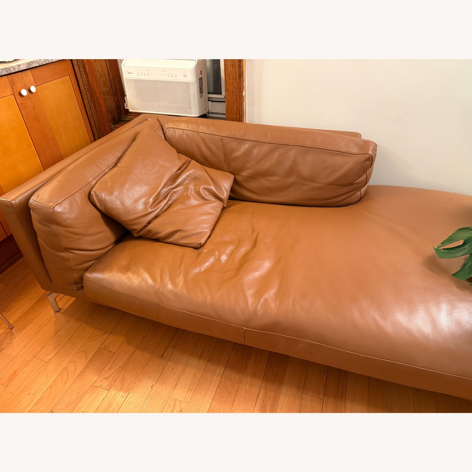 Design Within Reach Light Brown Chaise Lounge - image-4