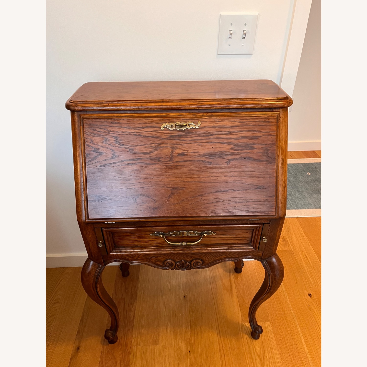 Thomasville Furniture Industries Dark Brown Desk - image-3