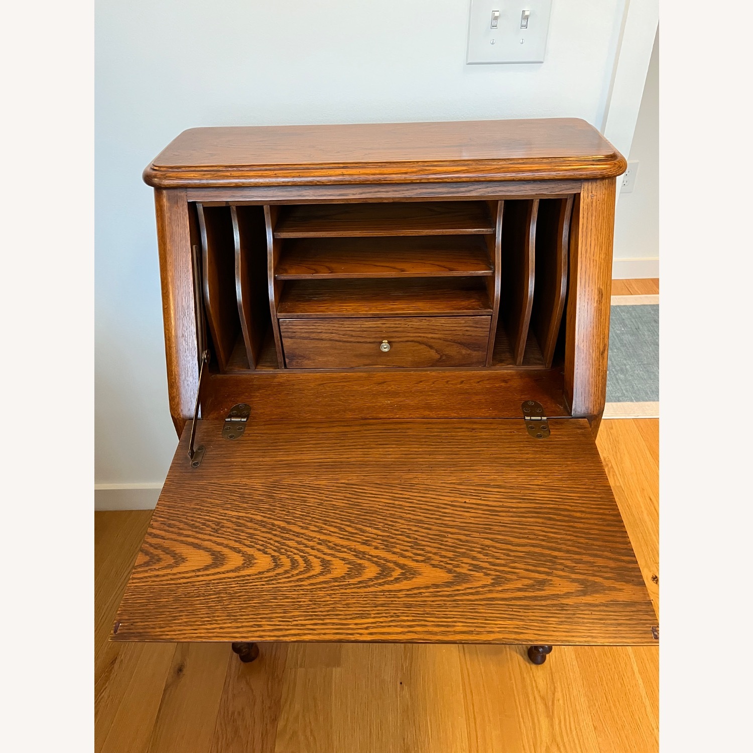 Thomasville Furniture Industries Dark Brown Desk - image-4