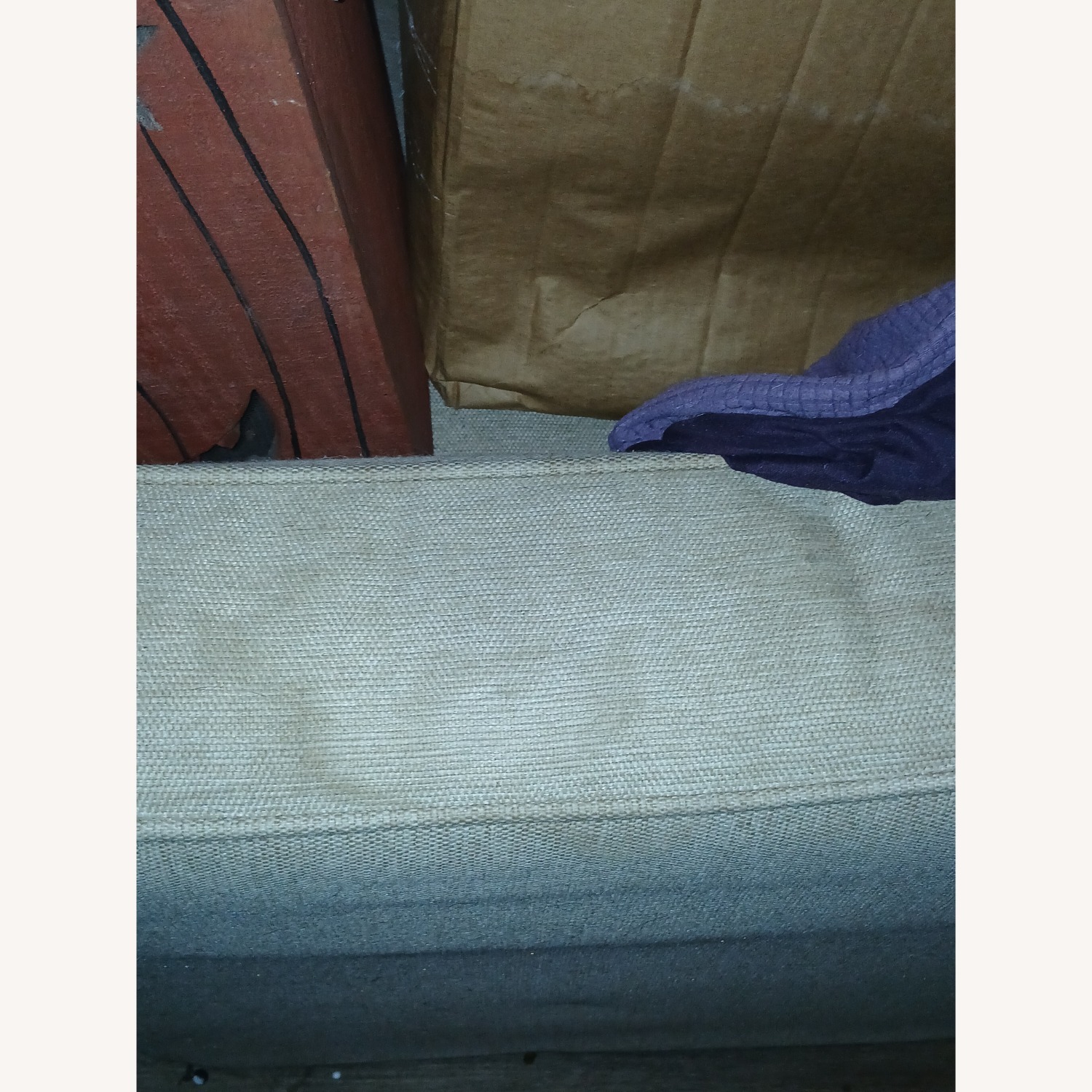 Light Brown Fabric 2 Seater Sofa - image-3