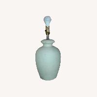 White Glass Table Lamp