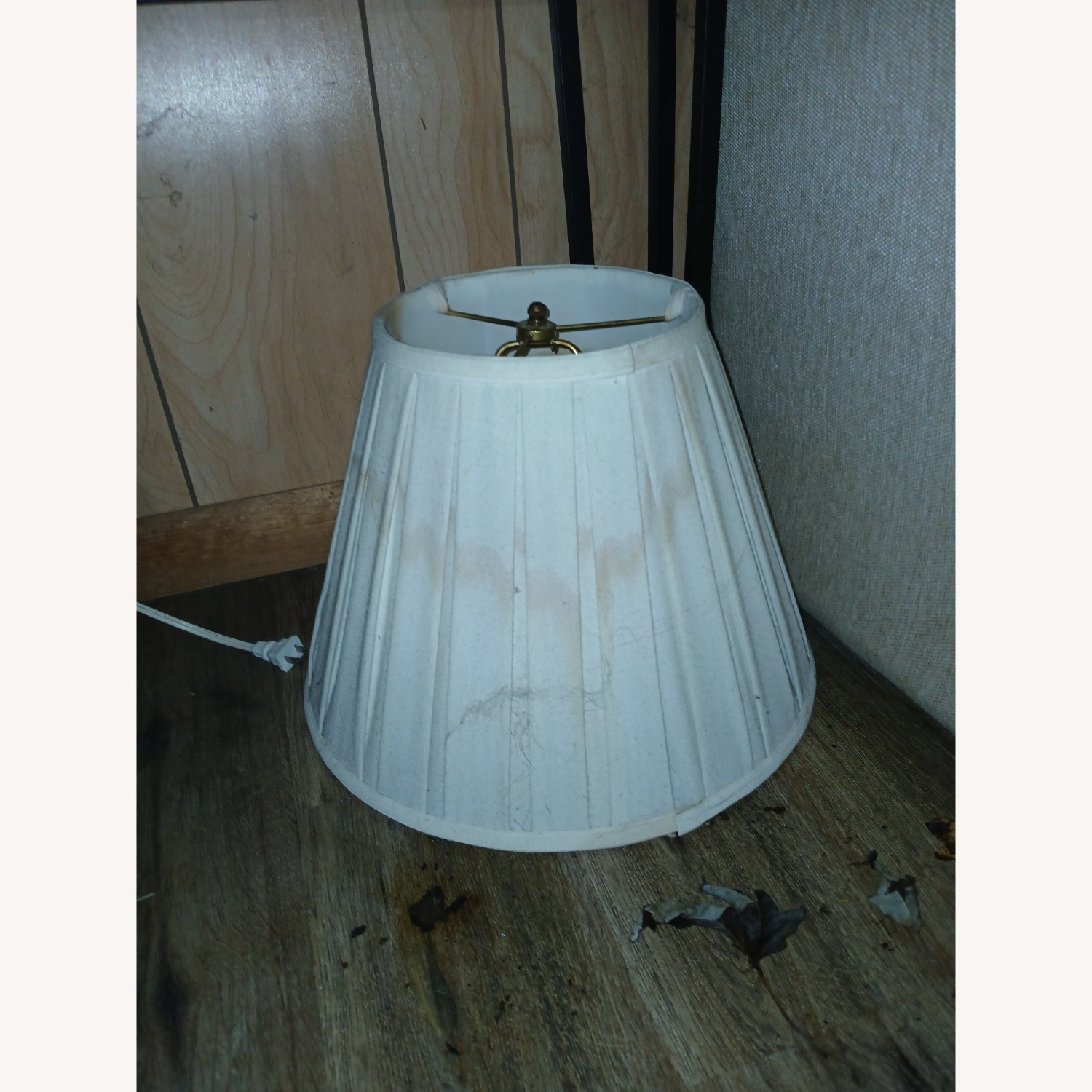 White Glass Table Lamp - image-3