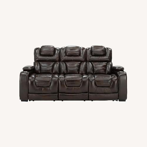 Used Raymour & Flanigan Orthello Dual Power Sofa for sale on AptDeco