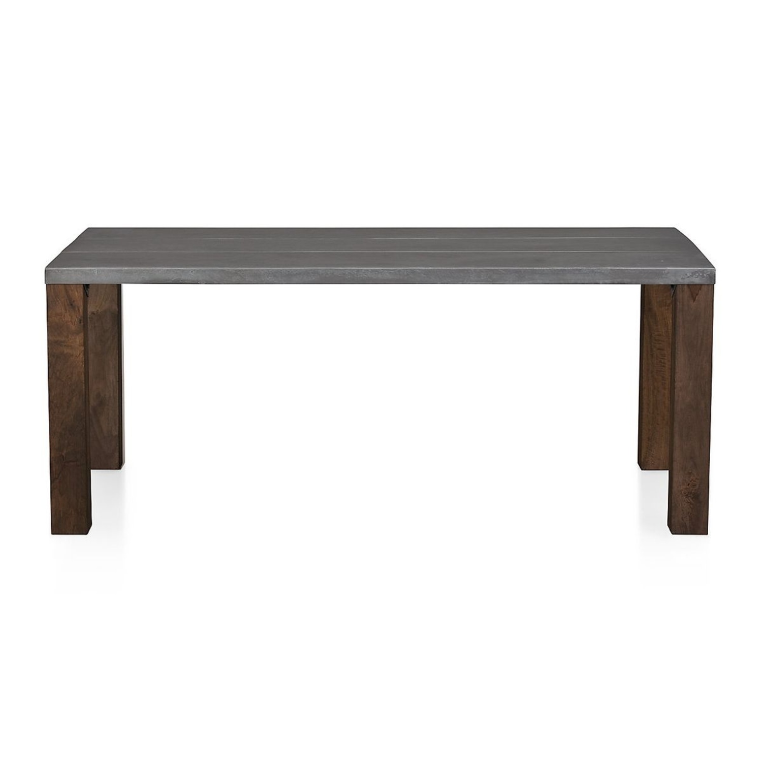 Crate & Barrel Galvin Steel Dining Table - image-5