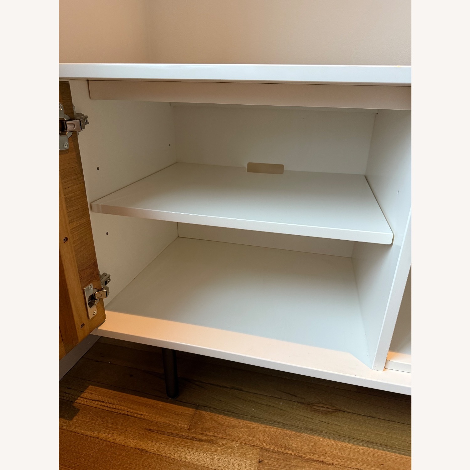 West Elm White Reclaimed Wood Media Console - image-14