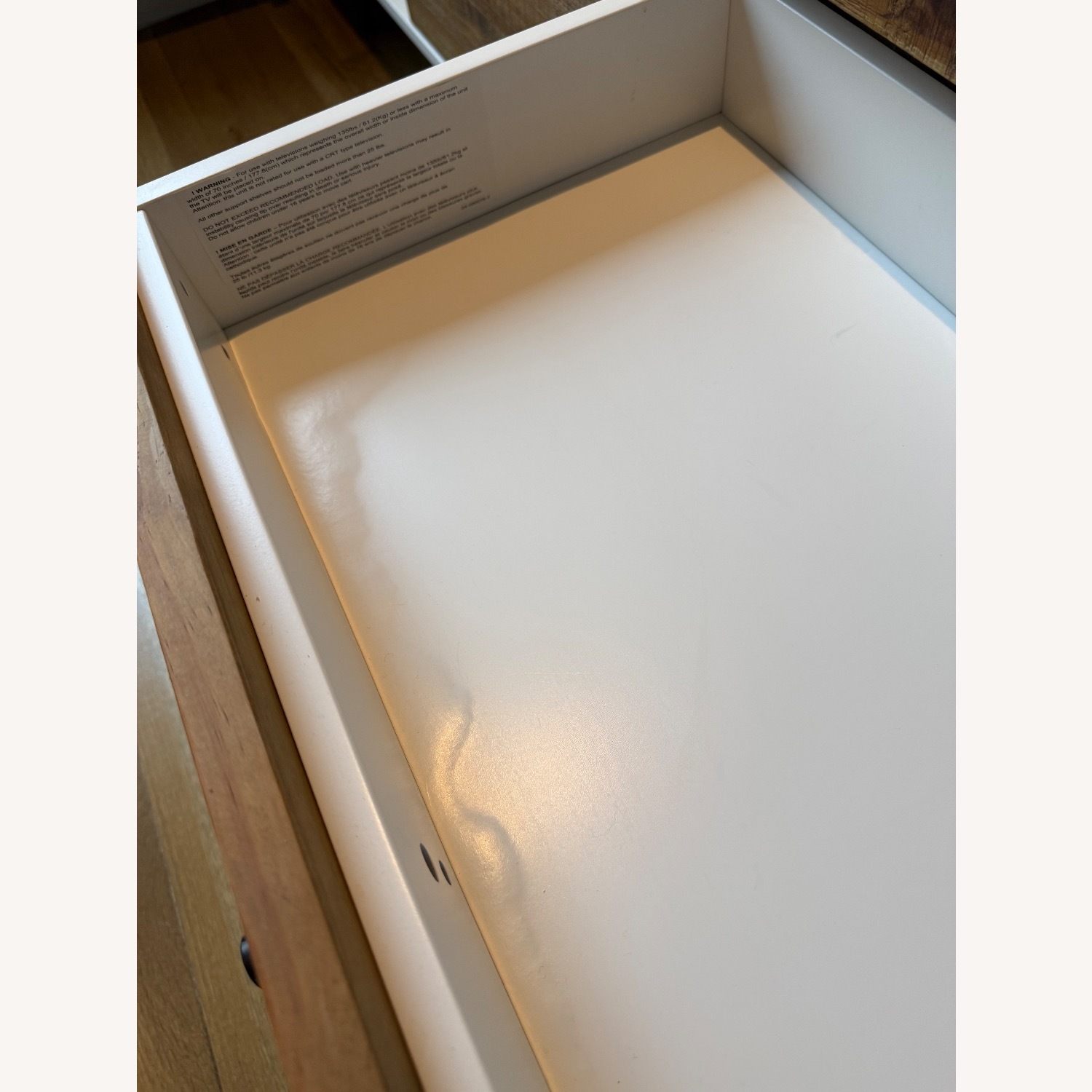 West Elm White Reclaimed Wood Media Console - image-6