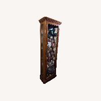 Vintage/Antique Dark Brown Wood Armoire