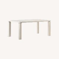 CB2 Light Wood Dining Table 72”