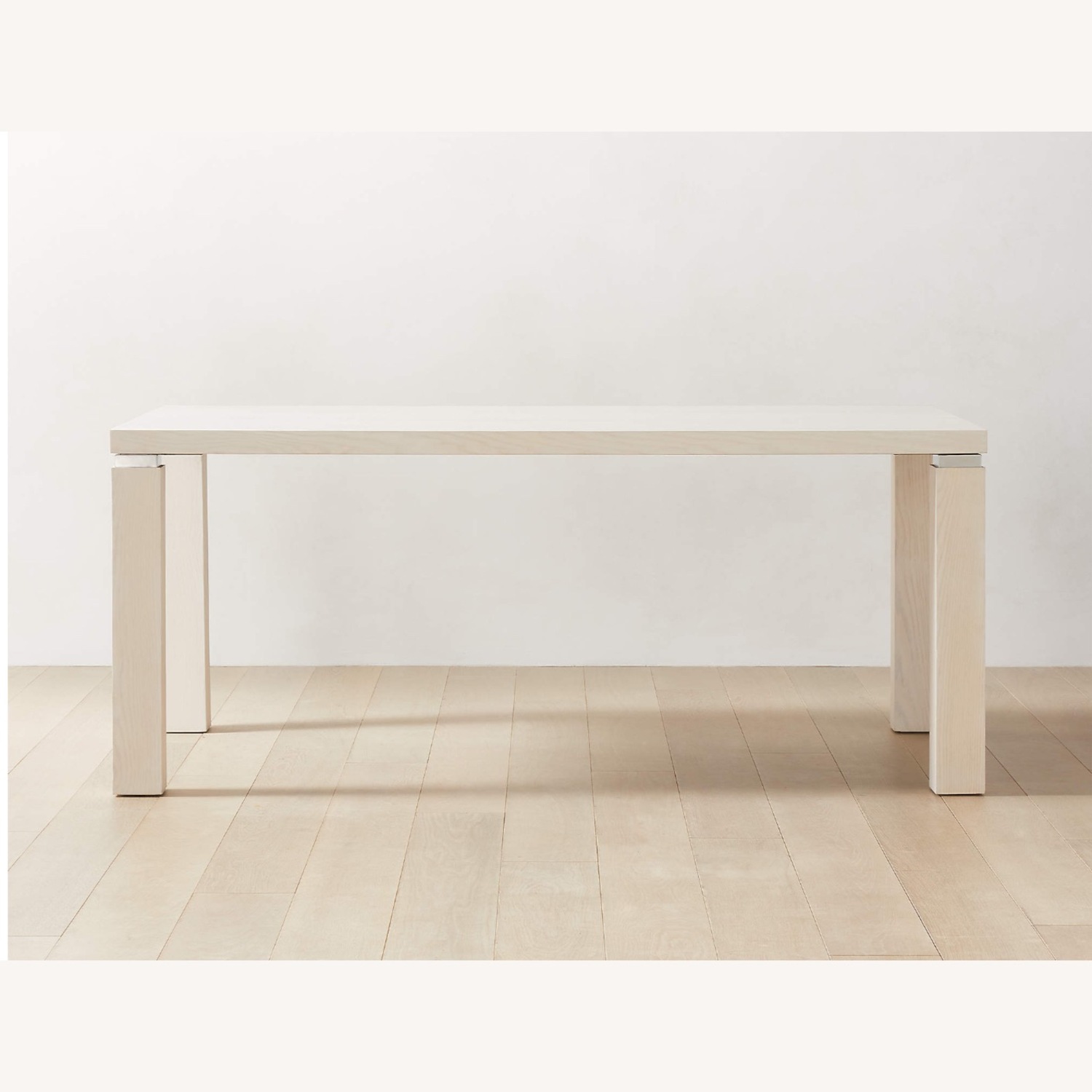 CB2 Light Wood Dining Table 72” - image-2