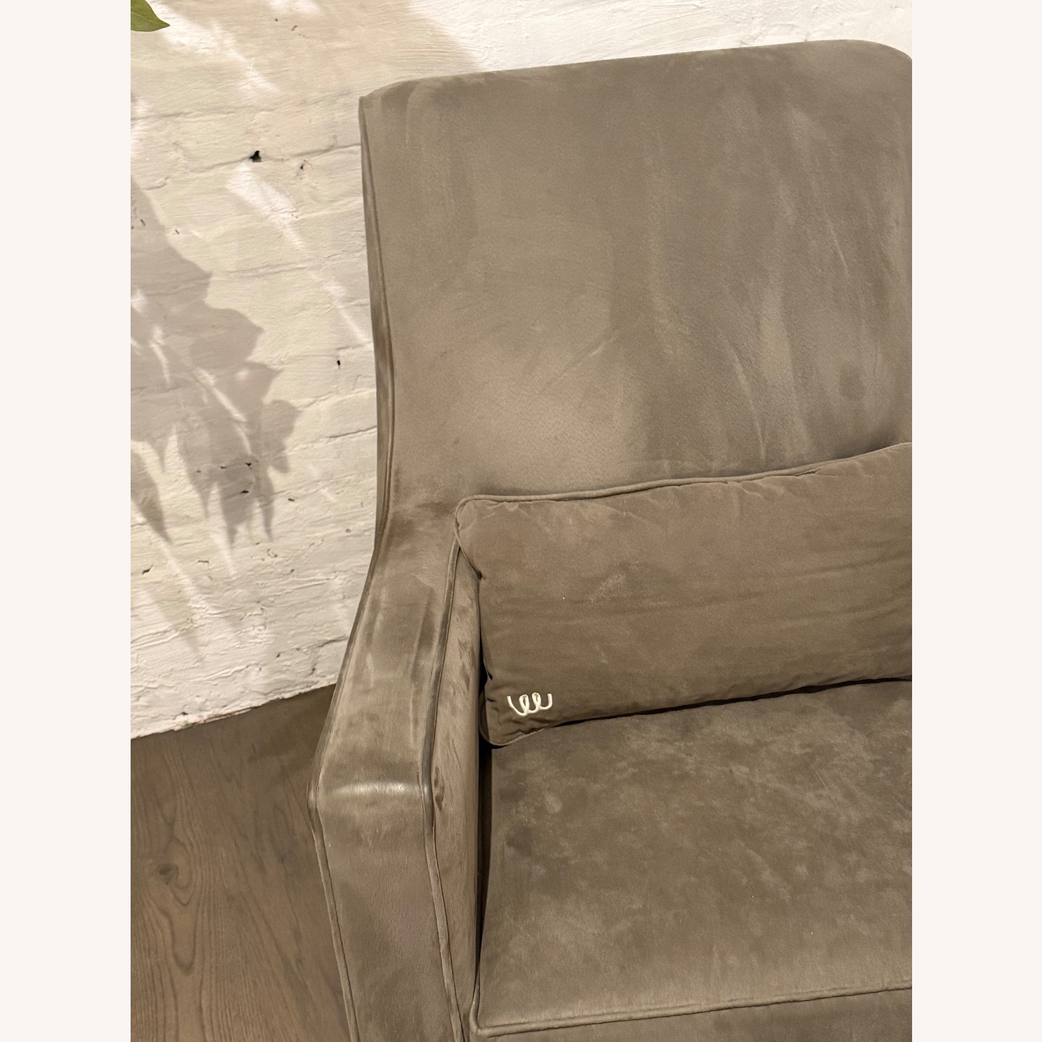 Monte Design Luca Dark Gray Glider &  Ottoman - image-7