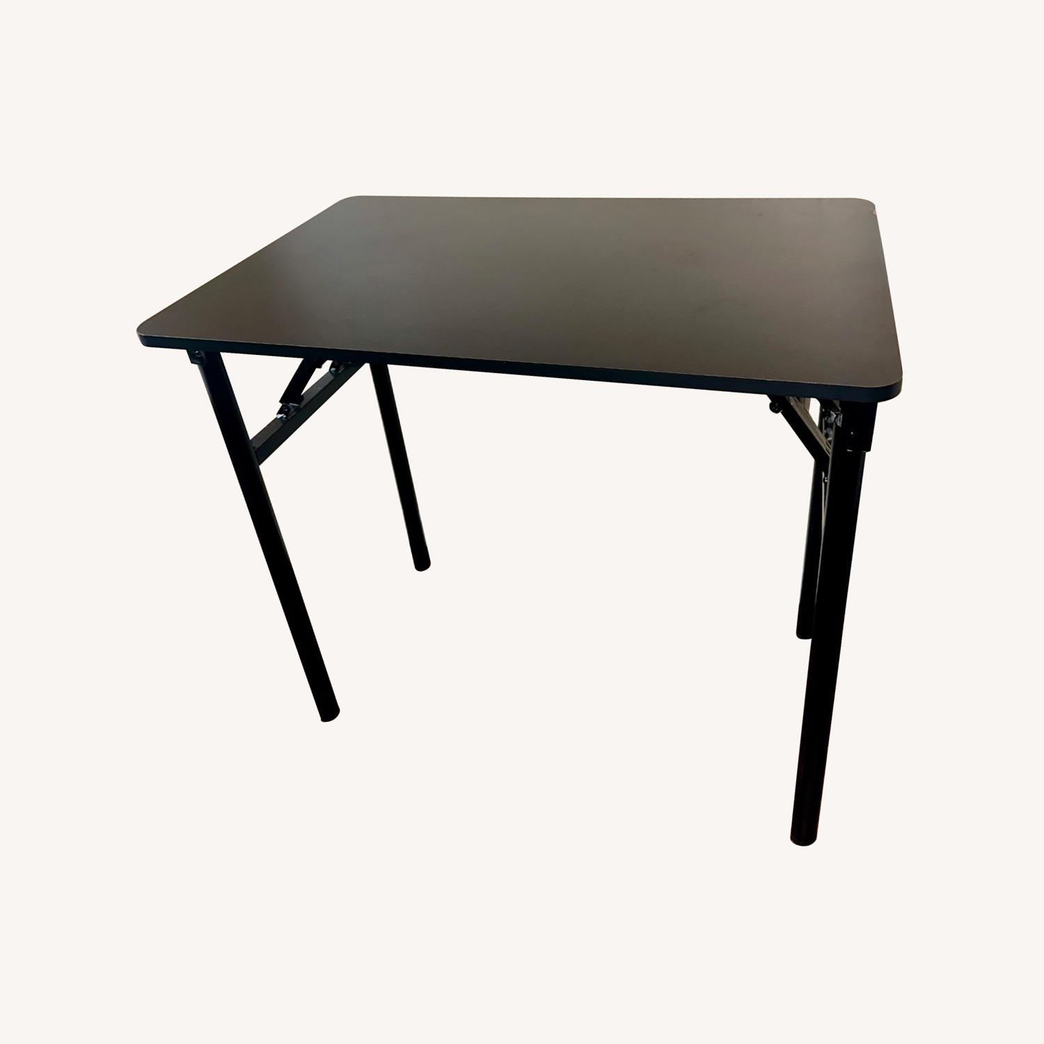 Amazon Folding Black Desk - image-0