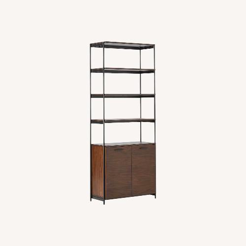 Used West Elm Dark Brown Media Storage for sale on AptDeco