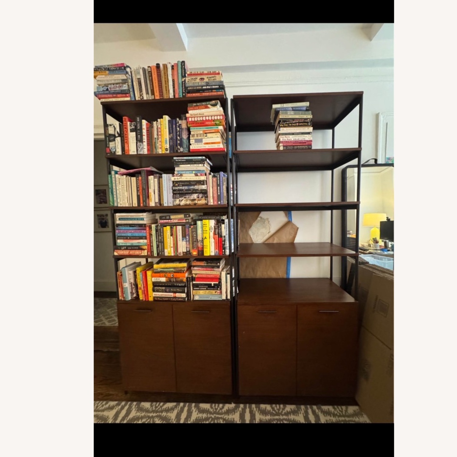 West Elm Dark Brown Media Storage  - image-3