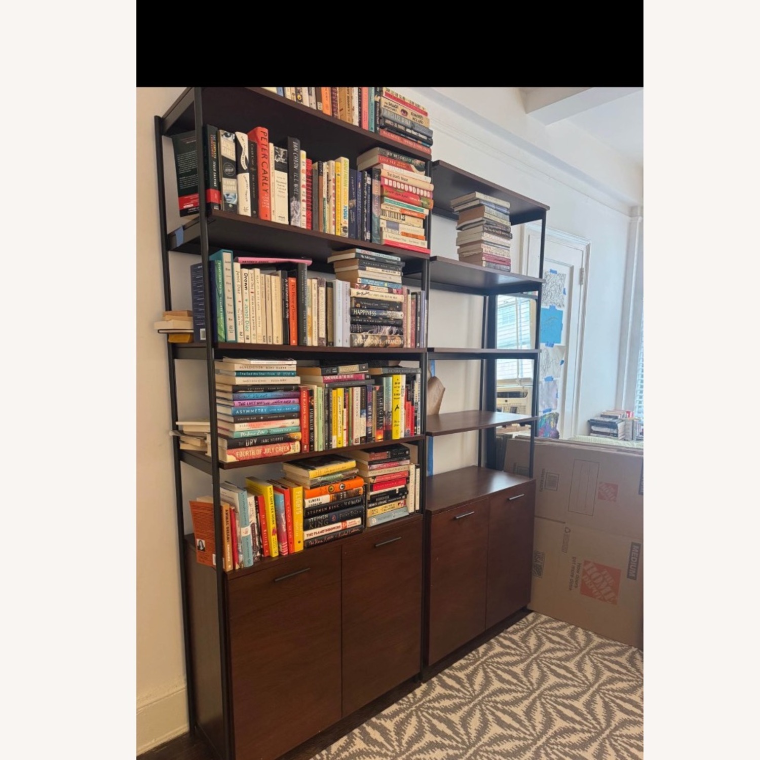 West Elm Dark Brown Media Storage  - image-2