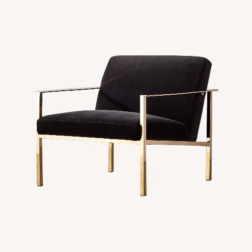 Used CB2 Cue Carbon Modern Armchair for sale on AptDeco
