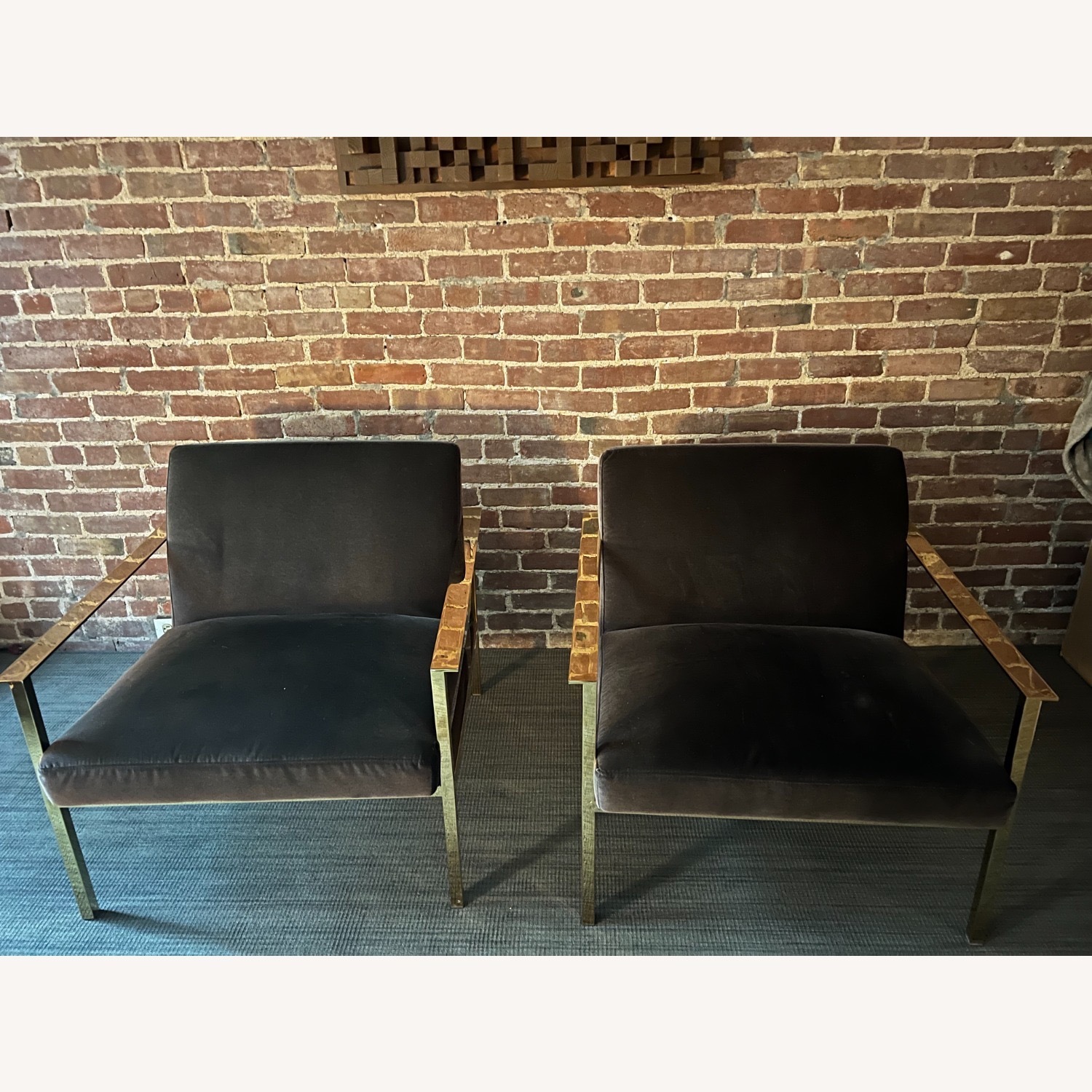 CB2 Cue Carbon Modern Armchair - image-3