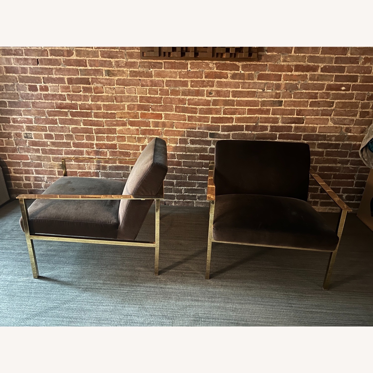 CB2 Cue Carbon Modern Armchair - image-2