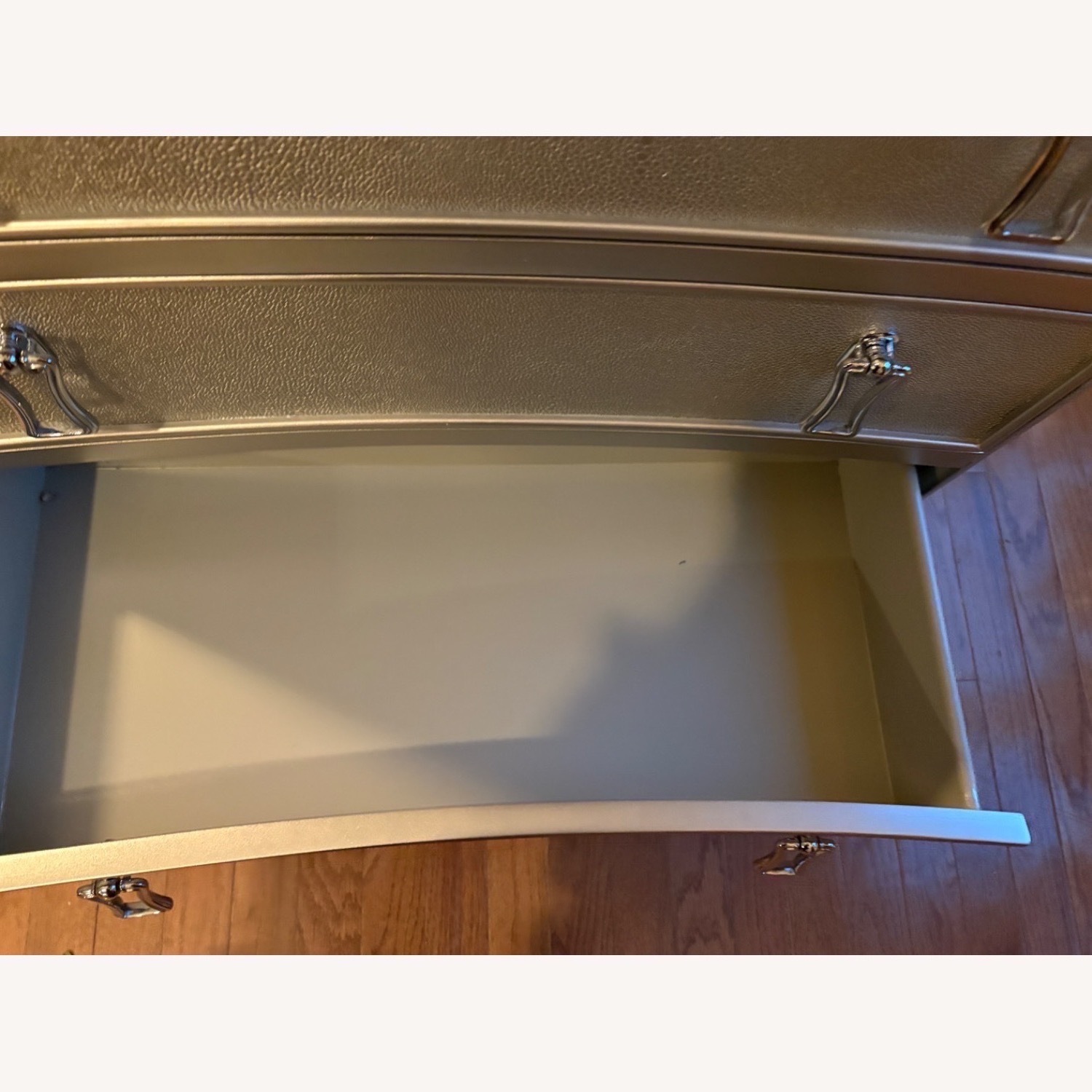 Wayfair Champagne Silver Shagreen Accent Chest - image-10