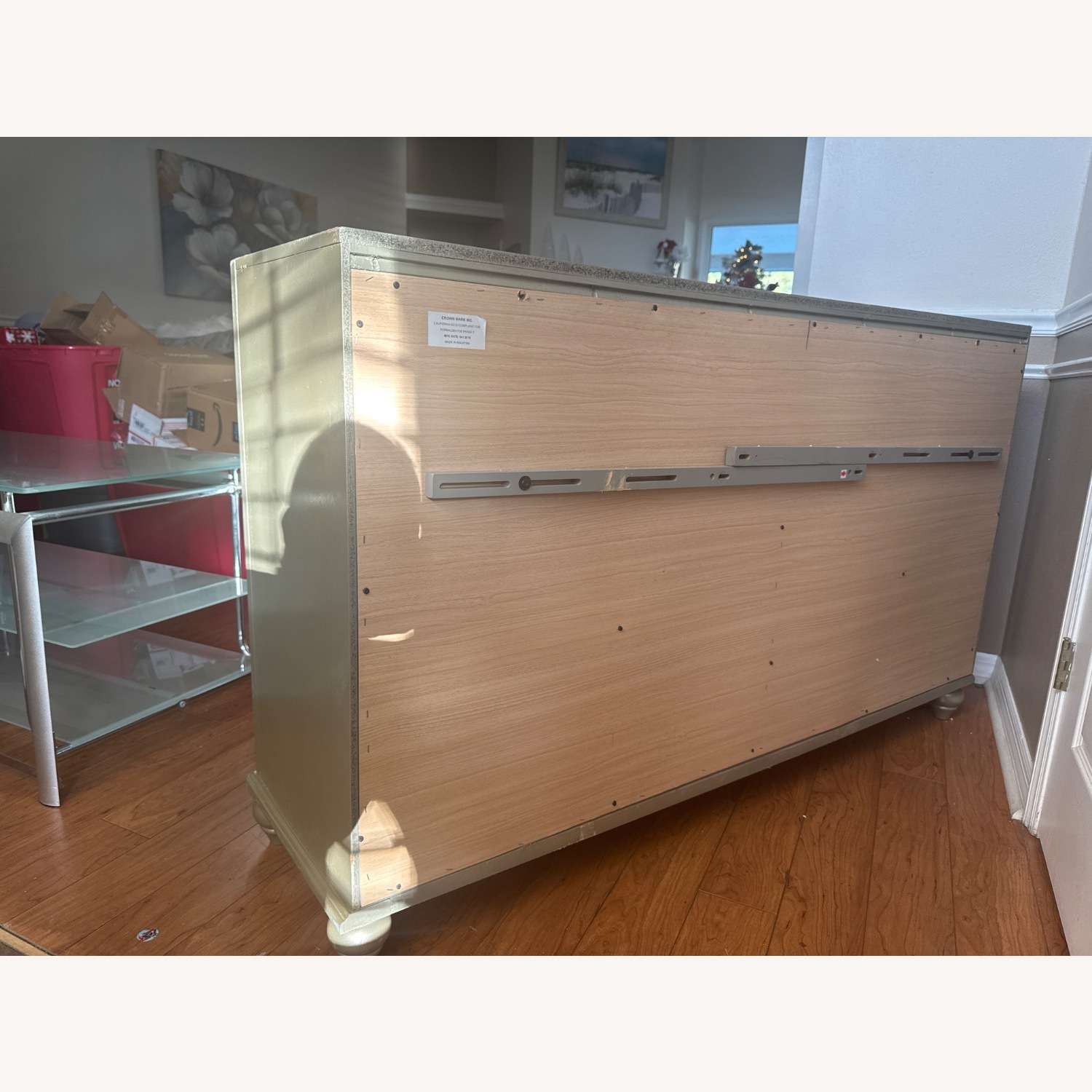 CrownMark Furniture 2018 Gold Wood Dresser - image-7