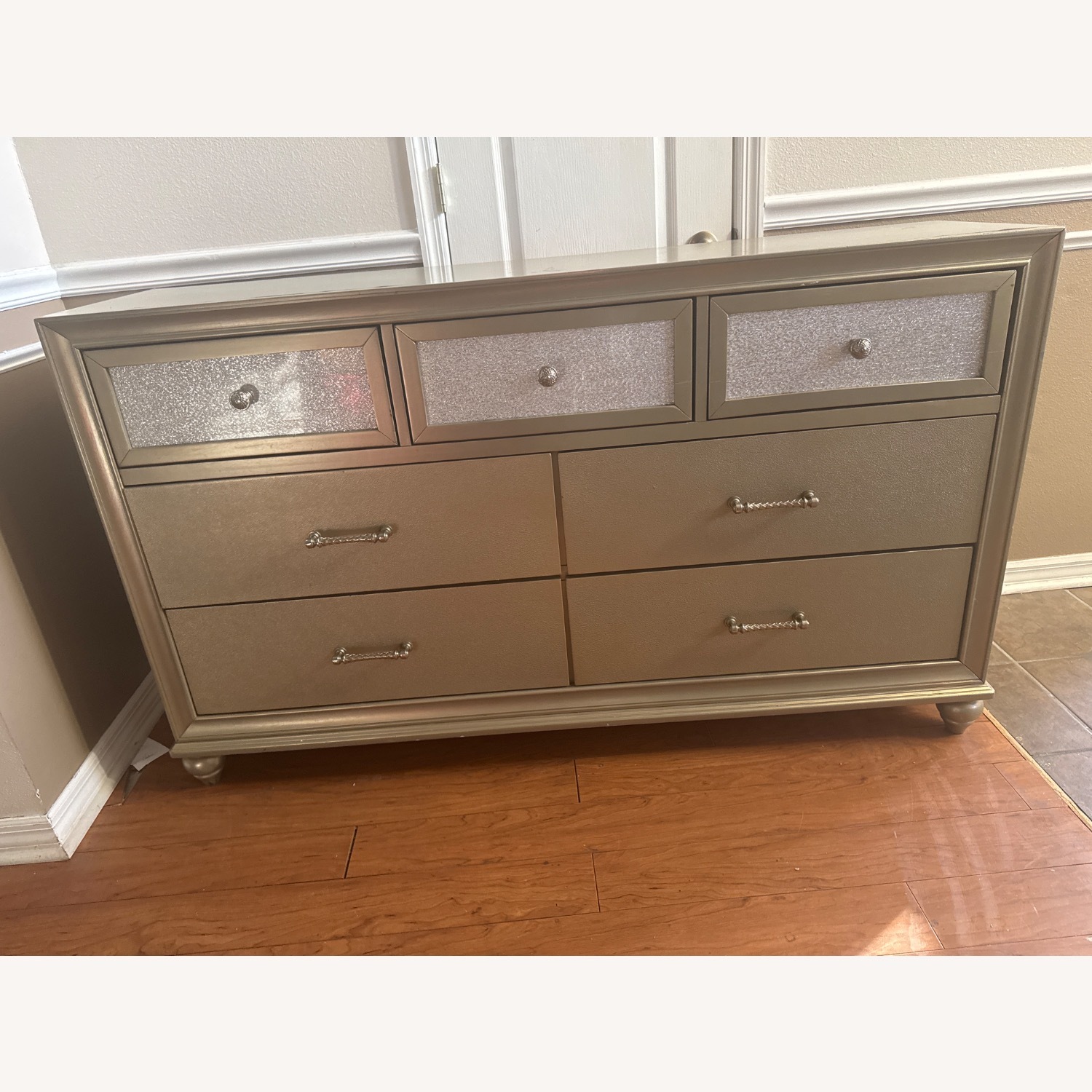 CrownMark Furniture 2018 Gold Wood Dresser - image-9