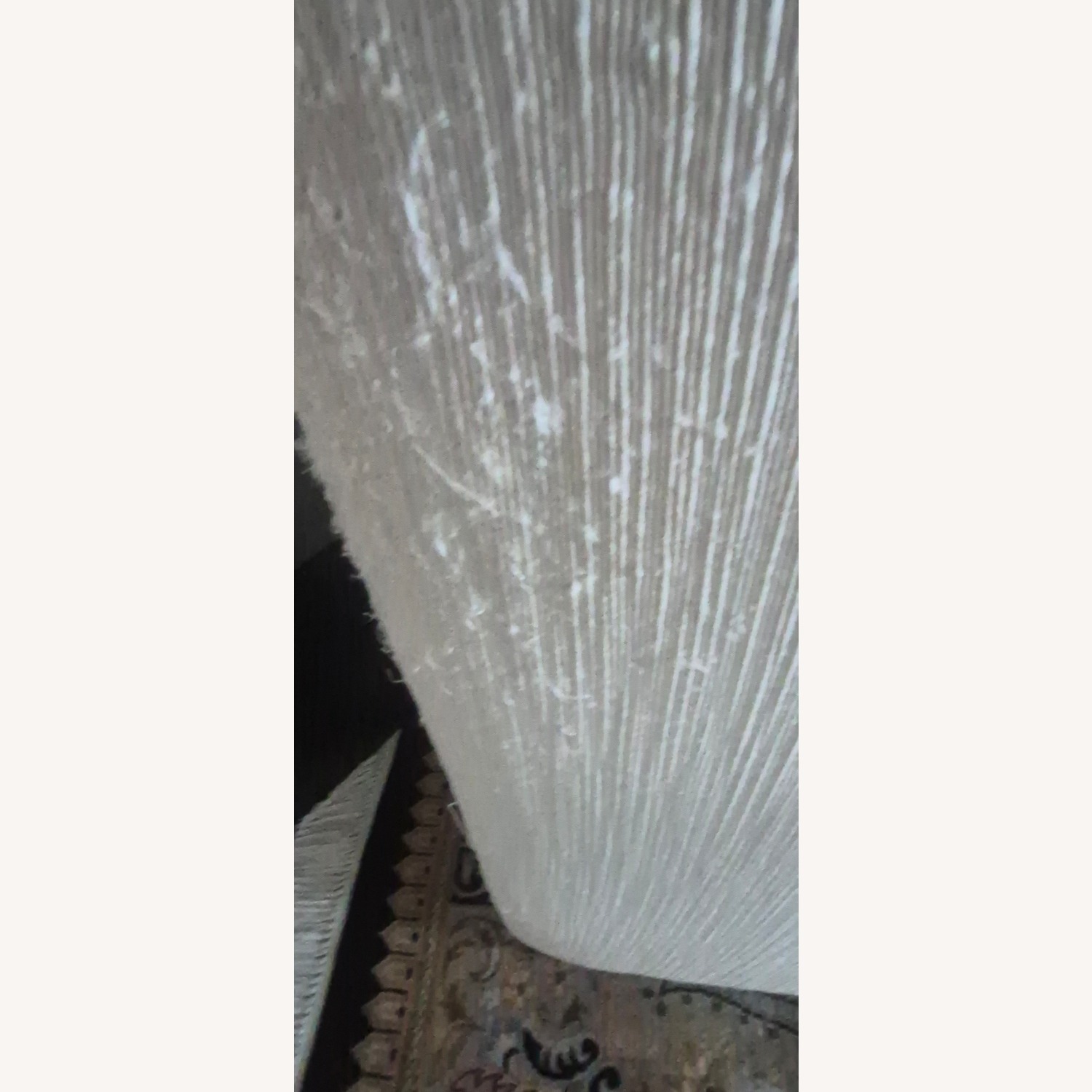 White Fabric 3+ Seater Sofa - image-3