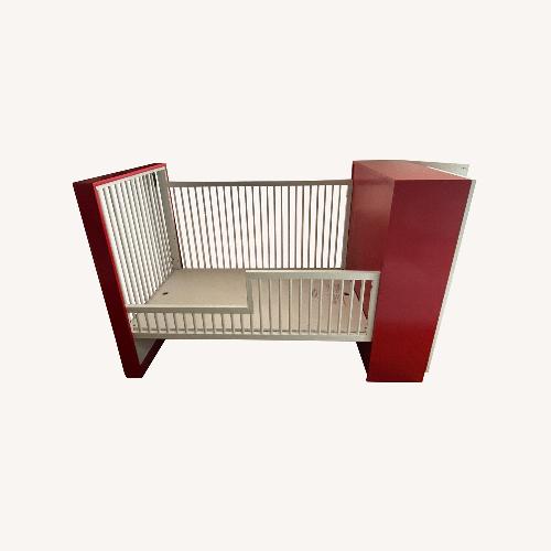 Used DucDuc Aj Crib White Wood Crib for sale on AptDeco