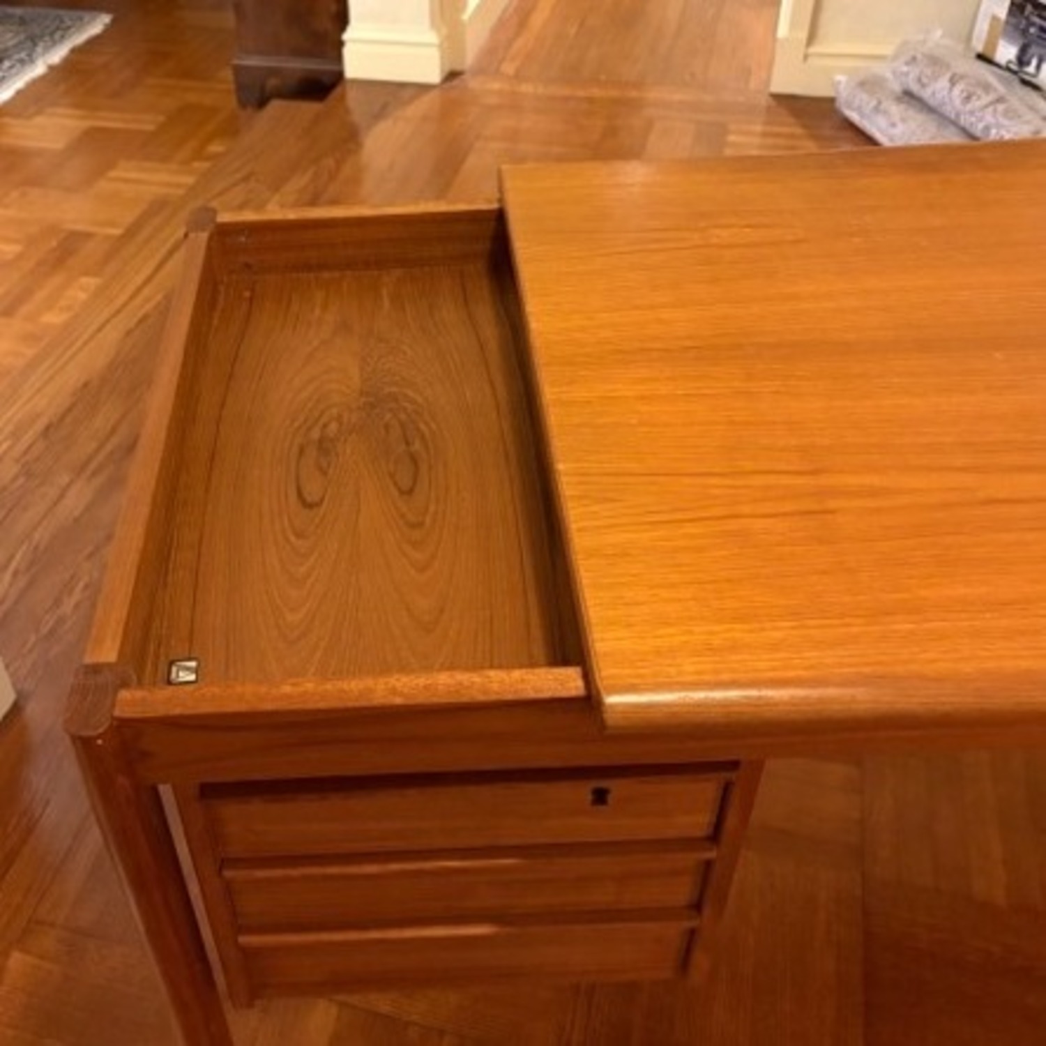 Peter Lovig Danish Teak Writer's Desk - image-7