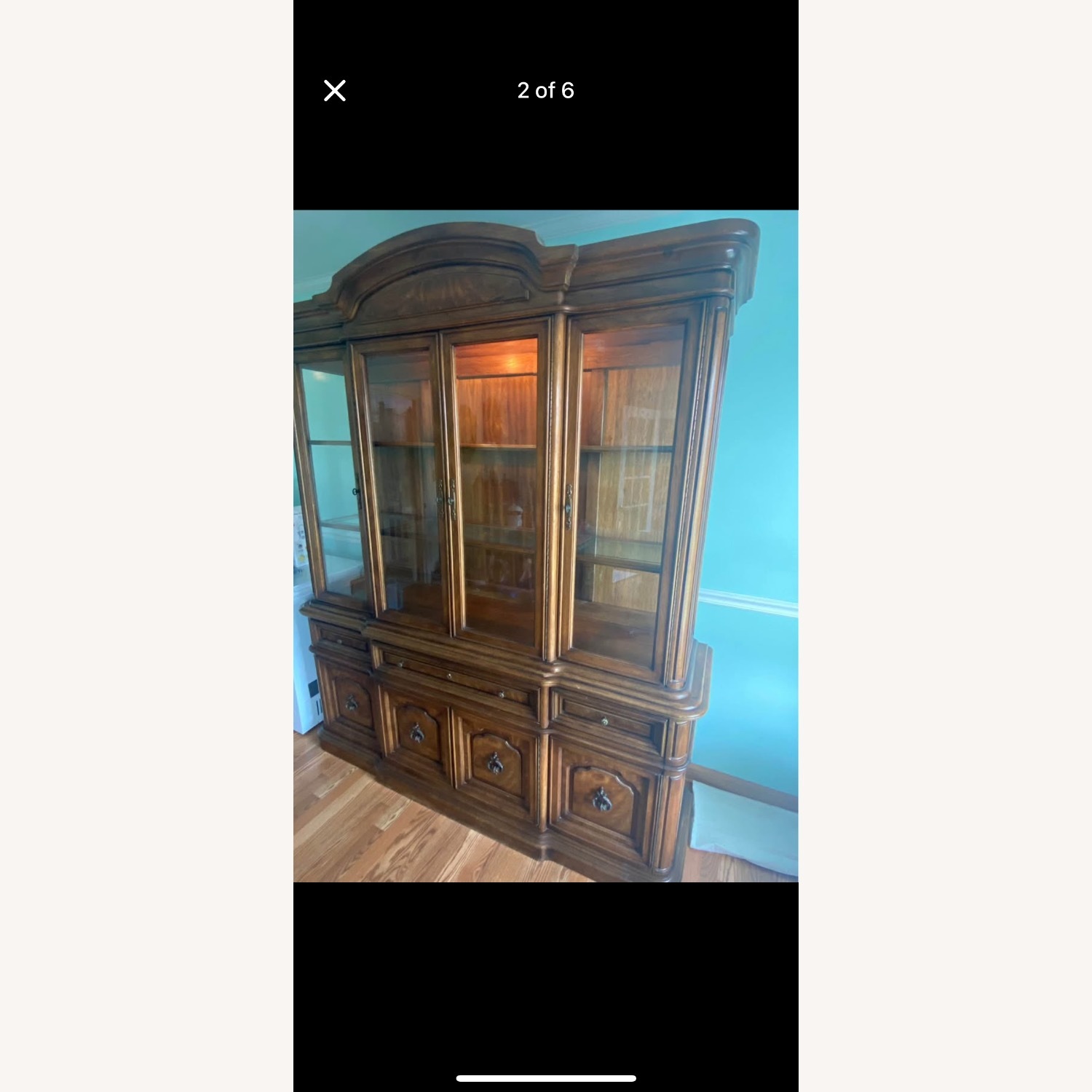 Empire Furniture USA Dark Brown Wall Unit - image-6