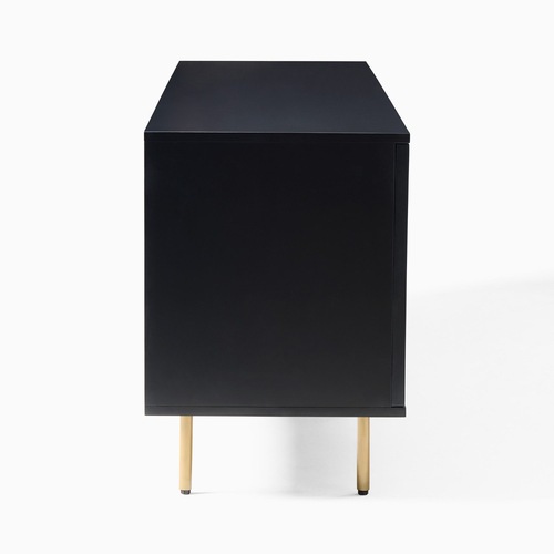 Used West Elm Ida Woven Media Console for sale on AptDeco