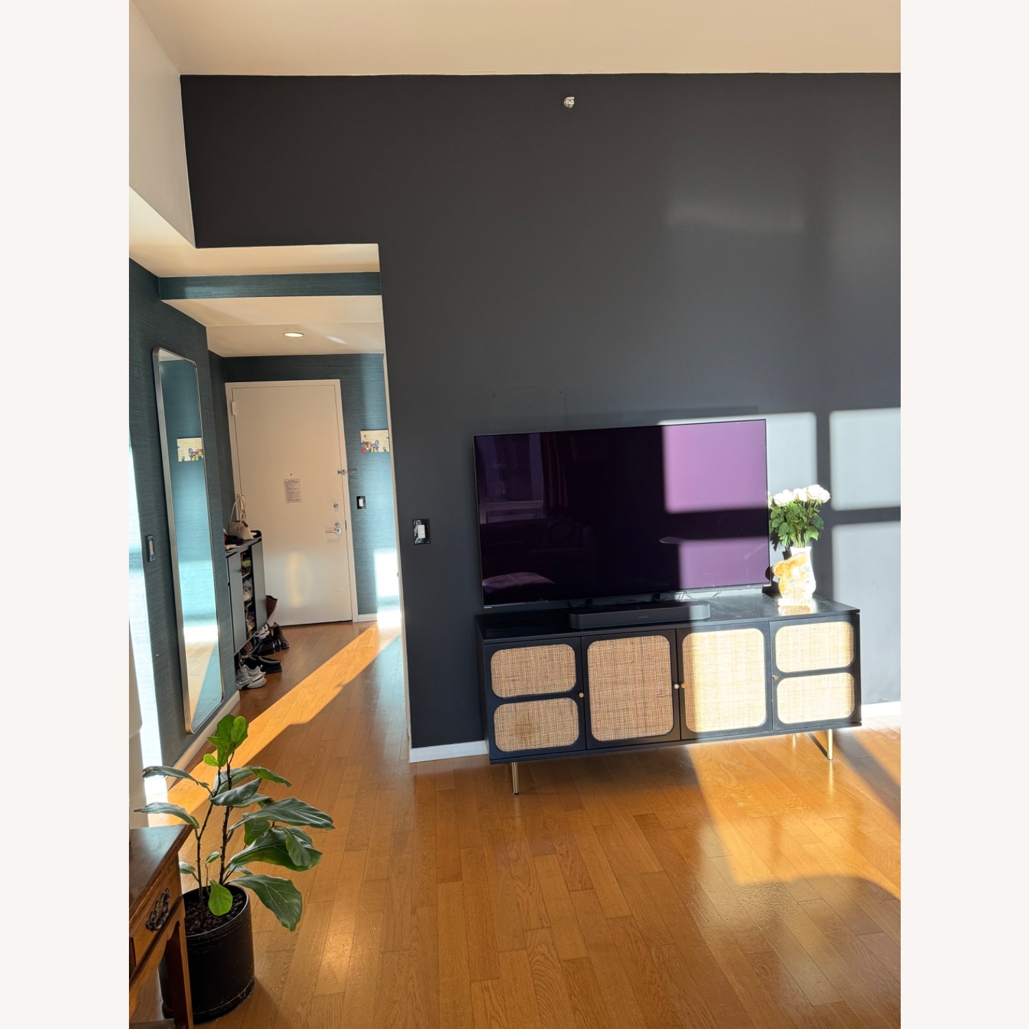 West Elm Ida Woven Media Console - image-7