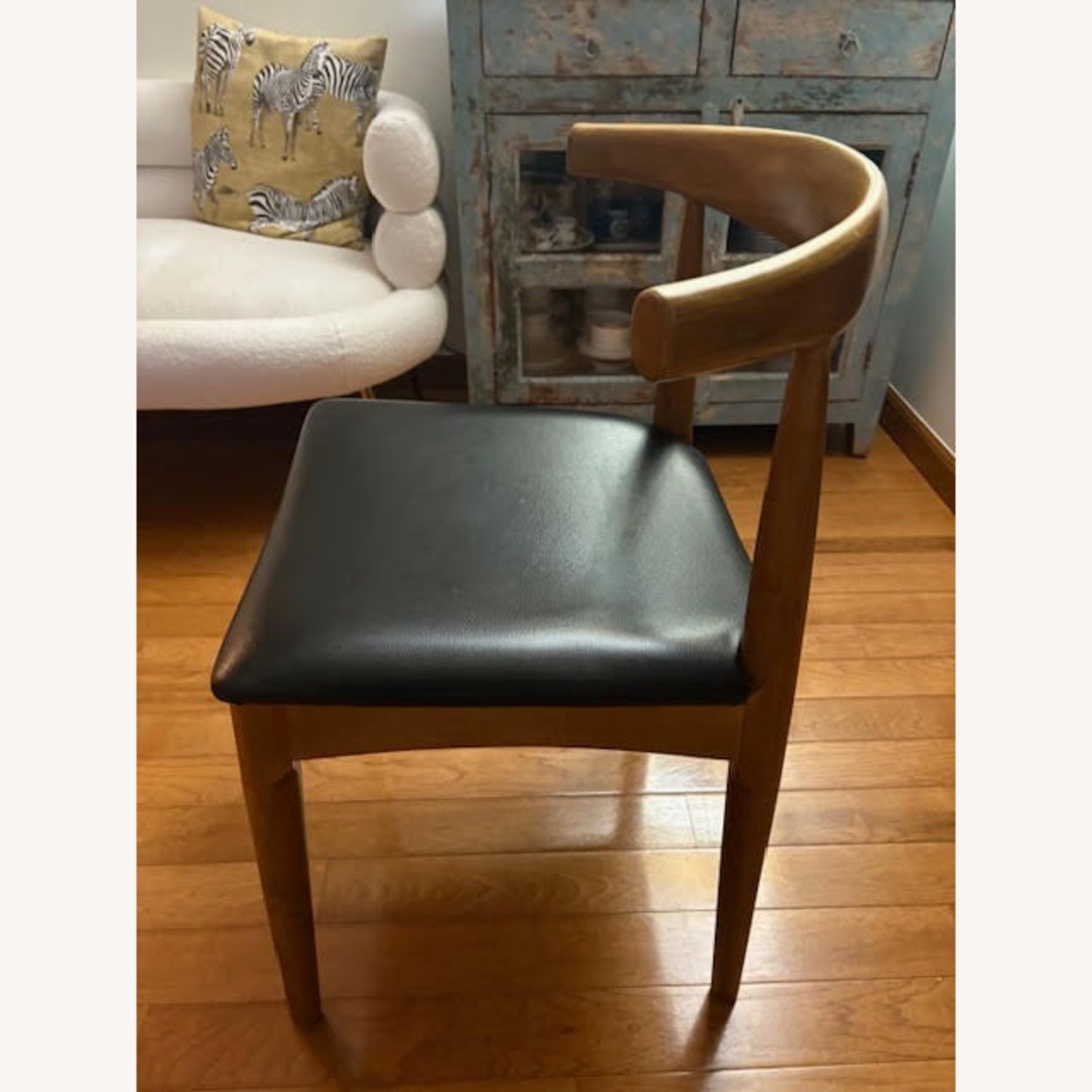 Light Brown Wood Dining Chairs - image-3