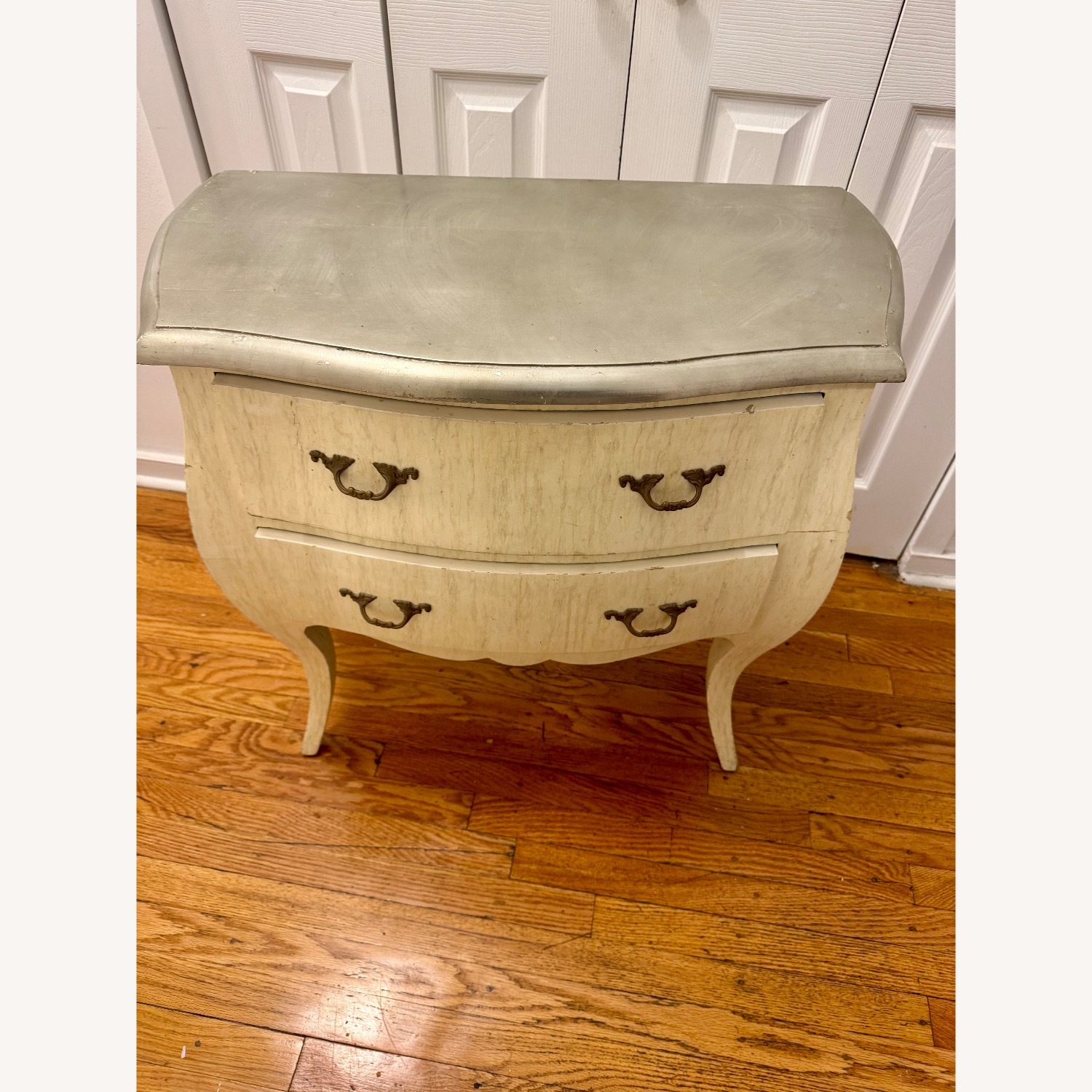 Vintage French Provincial Bombe Chest - image-5