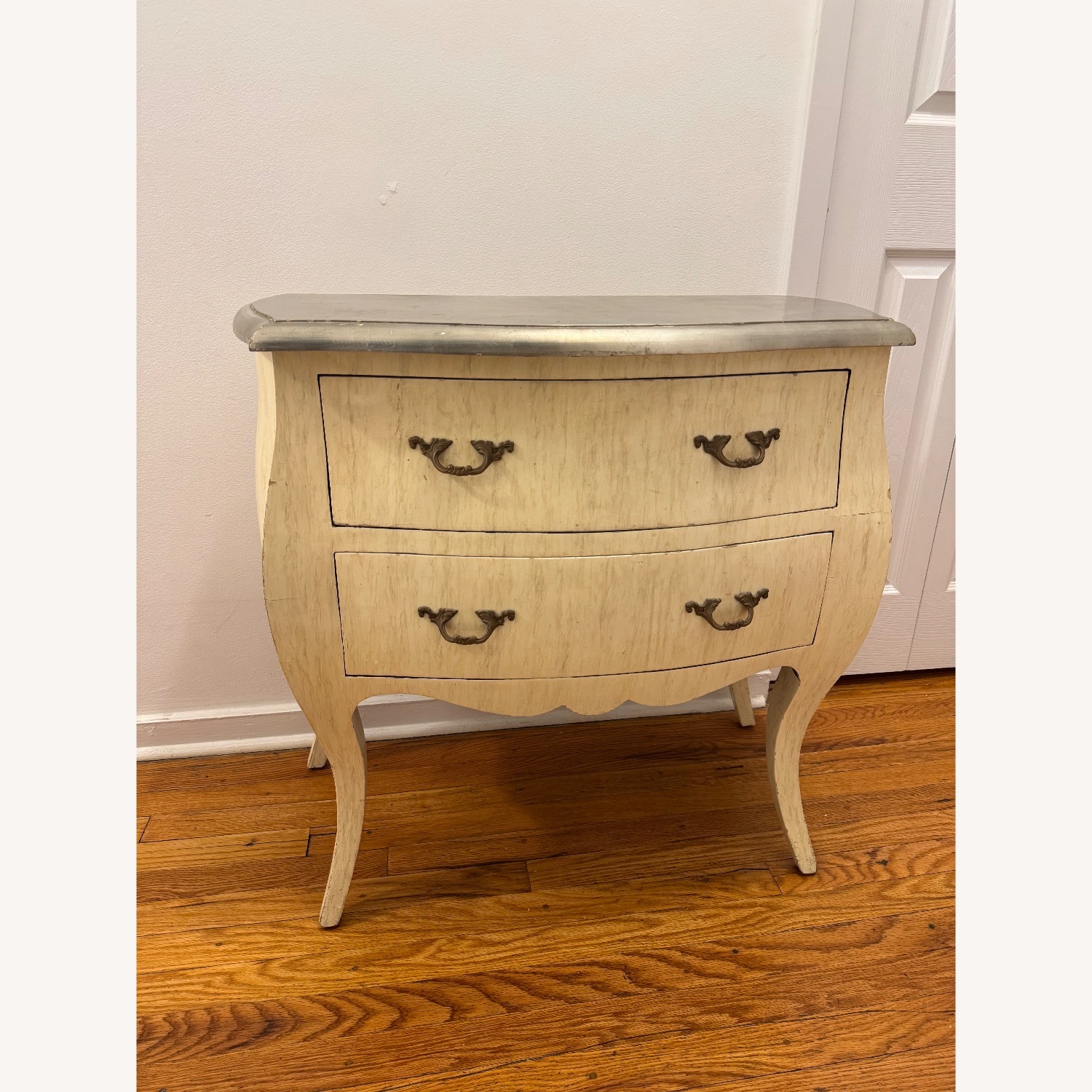 Vintage French Provincial Bombe Chest - image-3