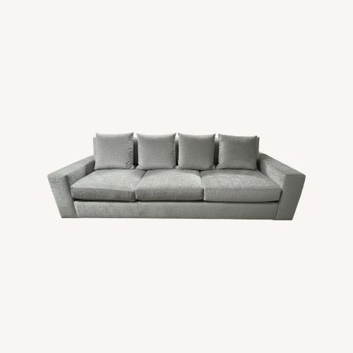 Used Century GreatRoom XLong Taupe Velvet Sofa for sale on AptDeco