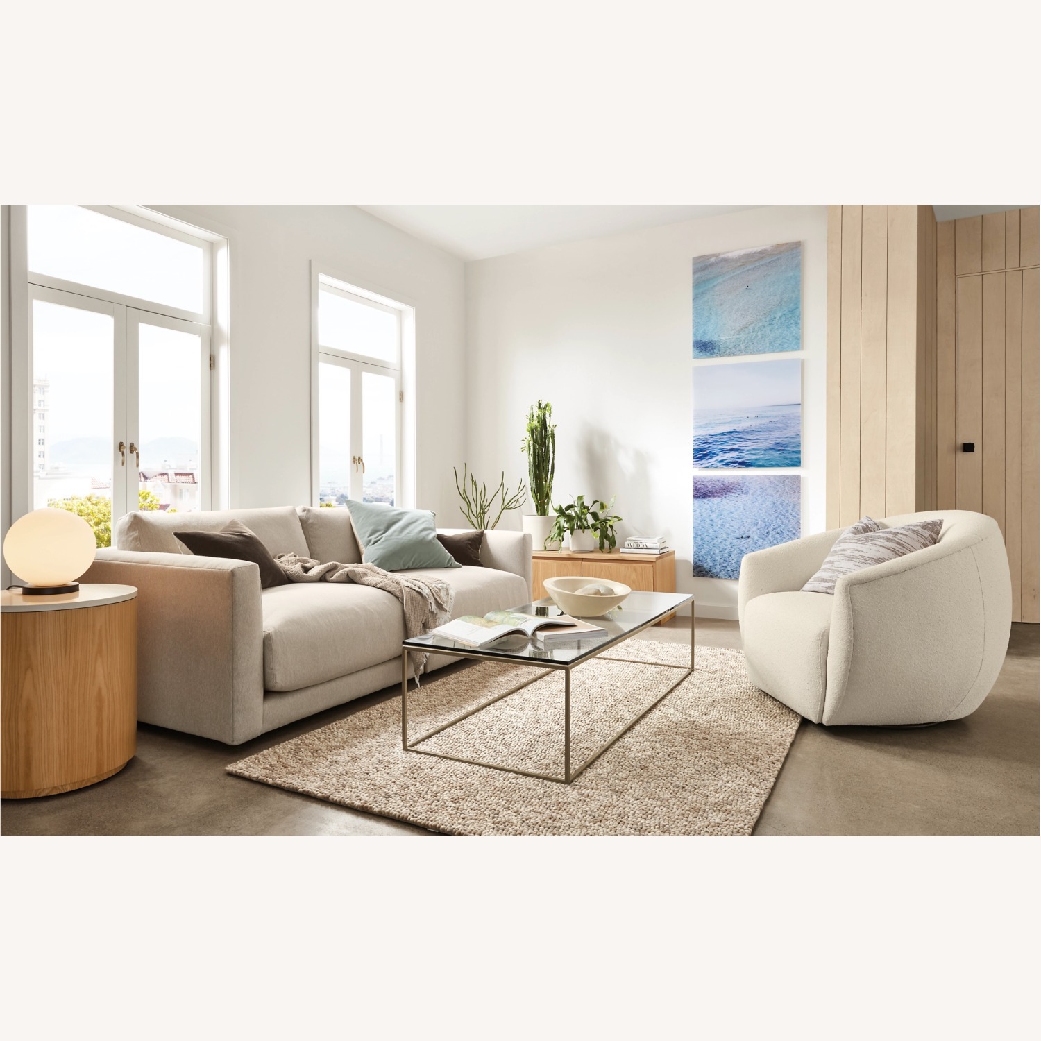 Room & Board Tyne Glass Coffee Table - image-4